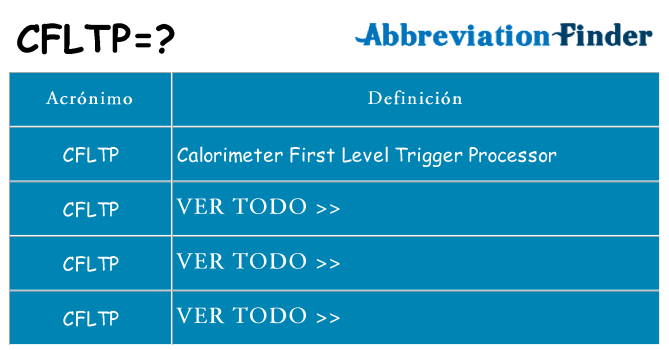¿Qué quiere decir cfltp