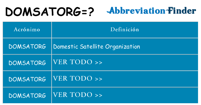 ¿Qué quiere decir domsatorg