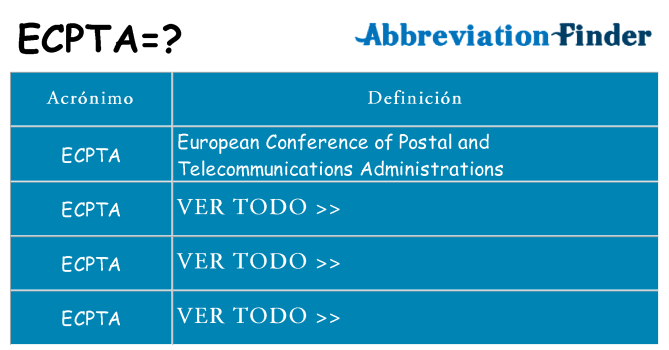 ¿Qué quiere decir ecpta