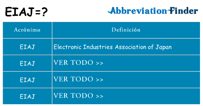 ¿Qué quiere decir eiaj