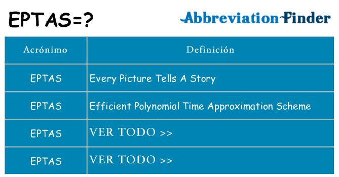 ¿Qué quiere decir eptas