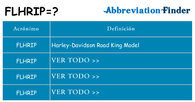 ¿Qué quiere decir flhrip