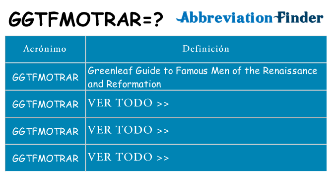 ¿Qué quiere decir ggtfmotrar