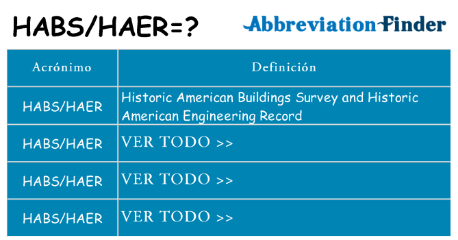 ¿Qué quiere decir habshaer