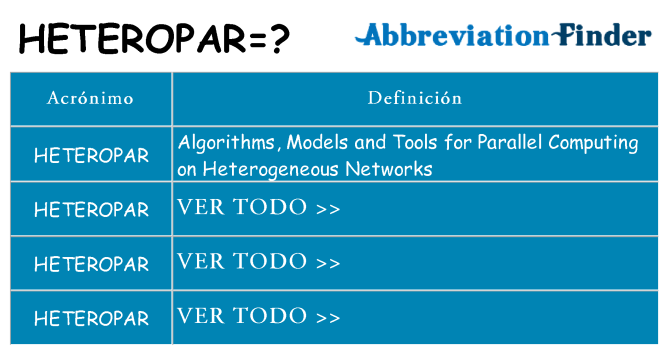¿Qué quiere decir heteropar