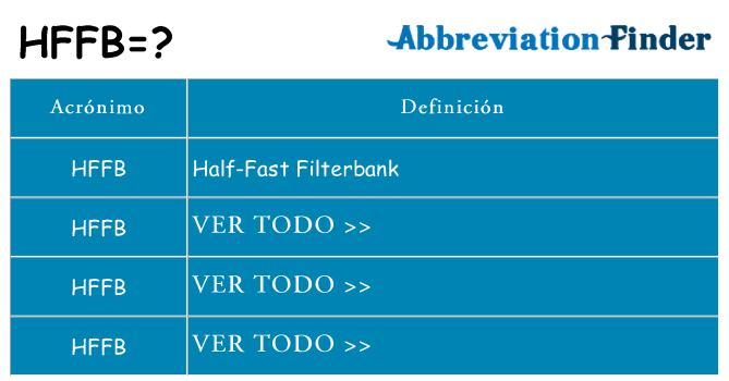 ¿Qué quiere decir hffb