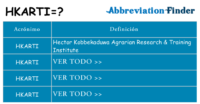 ¿Qué quiere decir hkarti