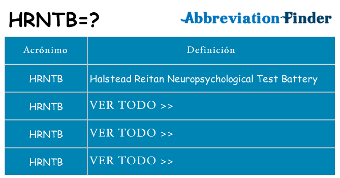 ¿Qué quiere decir hrntb