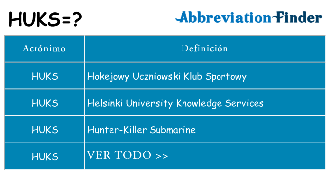 ¿Qué quiere decir huks
