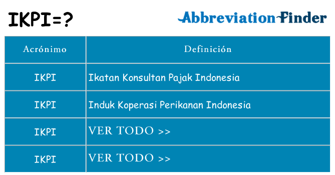 ¿Qué quiere decir ikpi