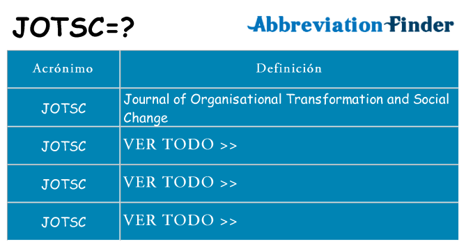 ¿Qué quiere decir jotsc