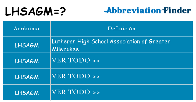 ¿Qué quiere decir lhsagm