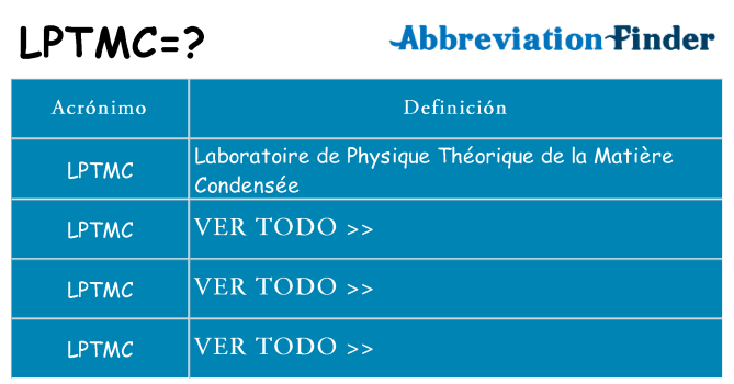 ¿Qué quiere decir lptmc