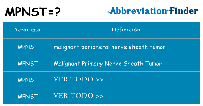 ¿Qué quiere decir mpnst