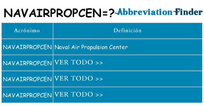 ¿Qué quiere decir navairpropcen