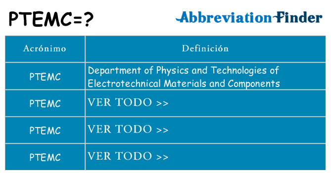 ¿Qué quiere decir ptemc