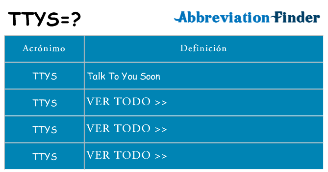 ¿Qué quiere decir ttys