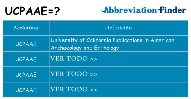 ¿Qué quiere decir ucpaae