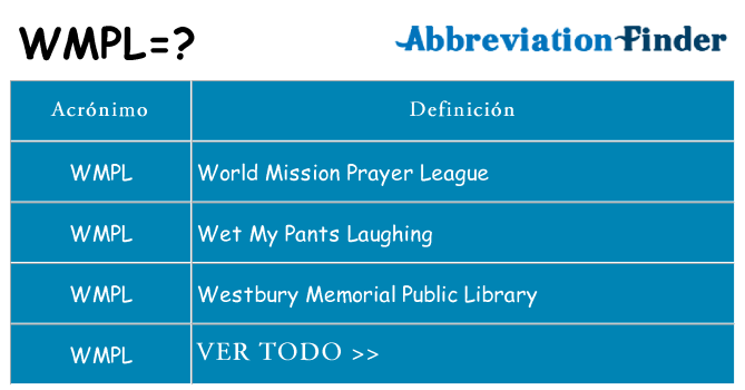 ¿Qué quiere decir wmpl