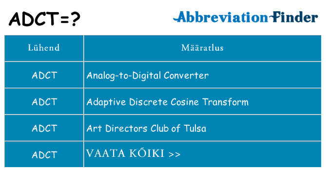 Mida adct seista