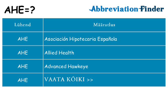Mida ahe seista