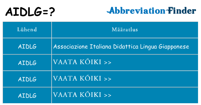 Mida aidlg seista