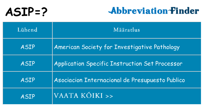 Mida asip seista