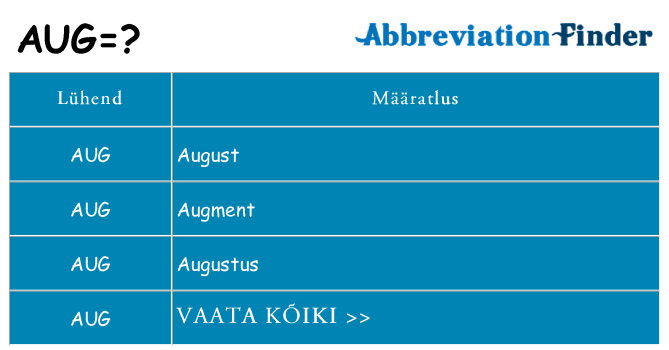 Mida aug seista