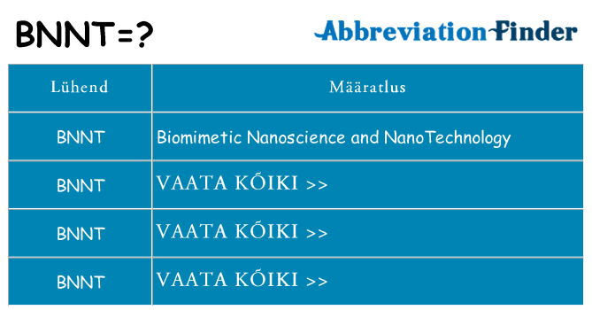 Mida bnnt seista