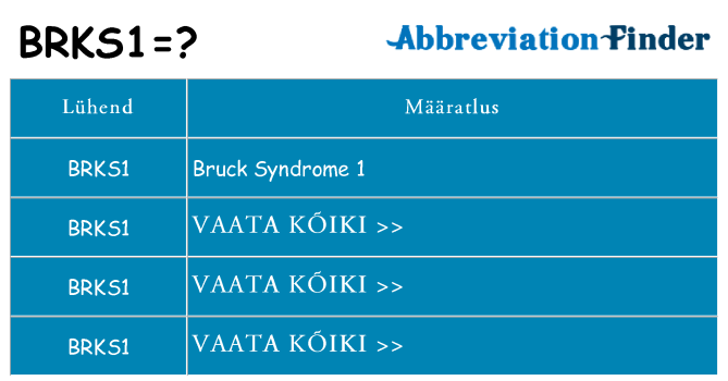 Mida brks1 seista
