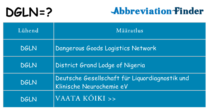 Mida dgln seista