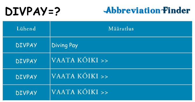 Mida divpay seista