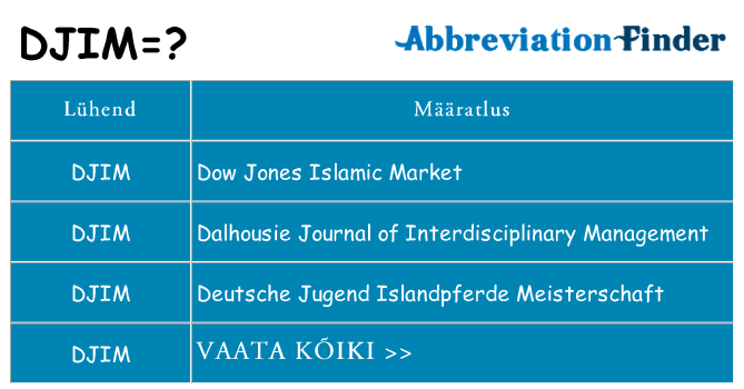 Mida djim seista