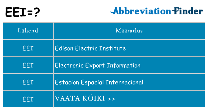 Mida eei seista