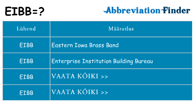 Mida eibb seista