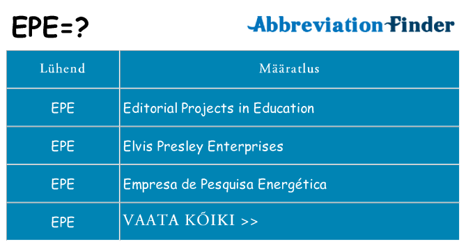 Mida epe seista