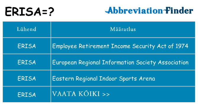 Mida erisa seista