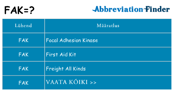 Mida fak seista