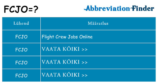 Mida fcjo seista