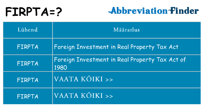 Mida firpta seista