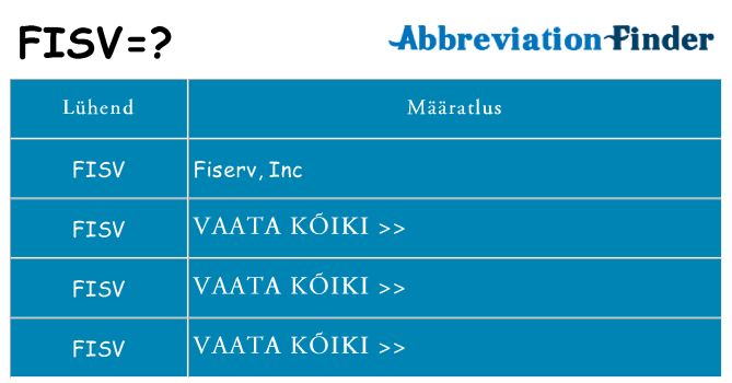 Mida fisv seista