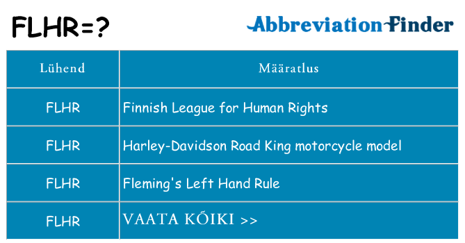 Mida flhr seista