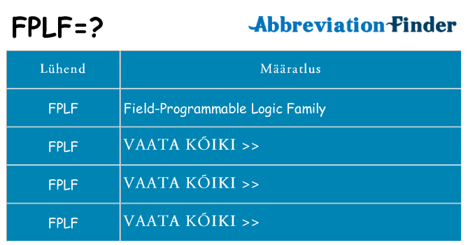 Mida fplf seista