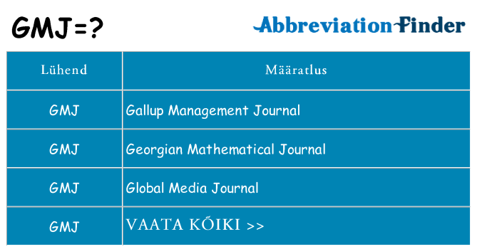 Mida gmj seista