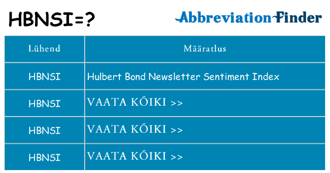 Mida hbnsi seista