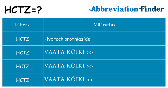 Mida hctz seista