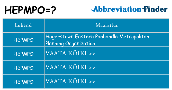 Mida hepmpo seista