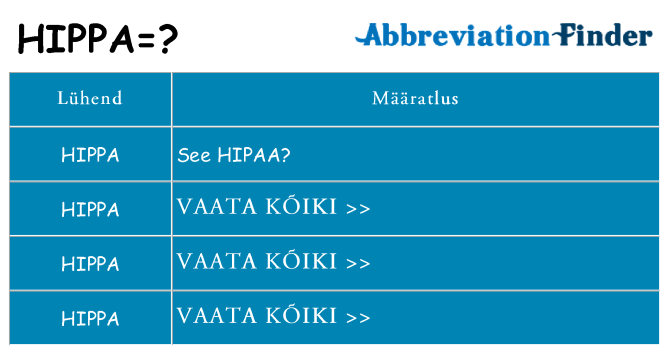 Mida hippa seista