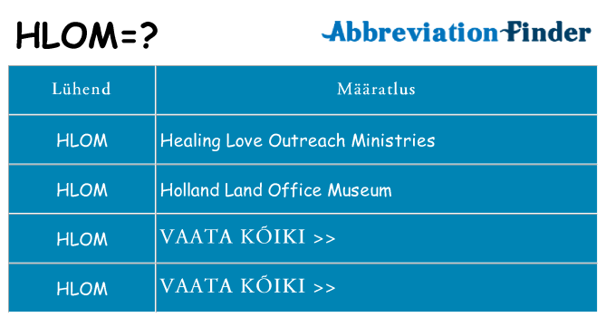 Mida hlom seista