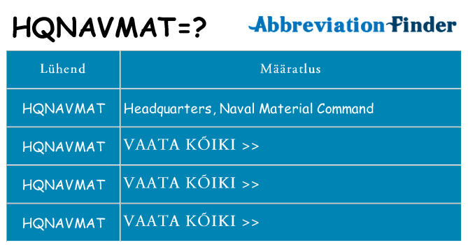 Mida hqnavmat seista